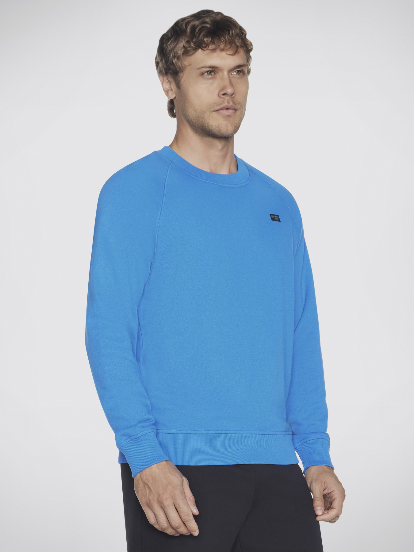 Свитшот Skechers Classic Crew модель LT111 BLGR Фото