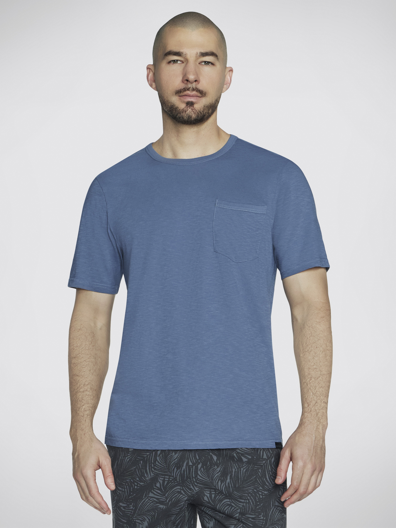 Футболка Skechers Skech-Breeze Slub Pocket Tee модель TS26 BLGY Фото