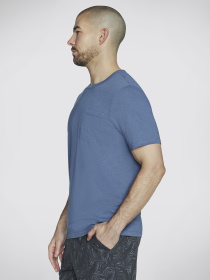 Футболка Skechers Skech-Breeze Slub Pocket Tee модель TS26 BLGY Фото