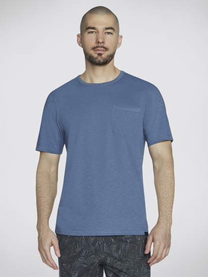 Футболка Skechers Skech-Breeze Slub Pocket Tee модель TS26 BLGY — фото 4 - INTERTOP