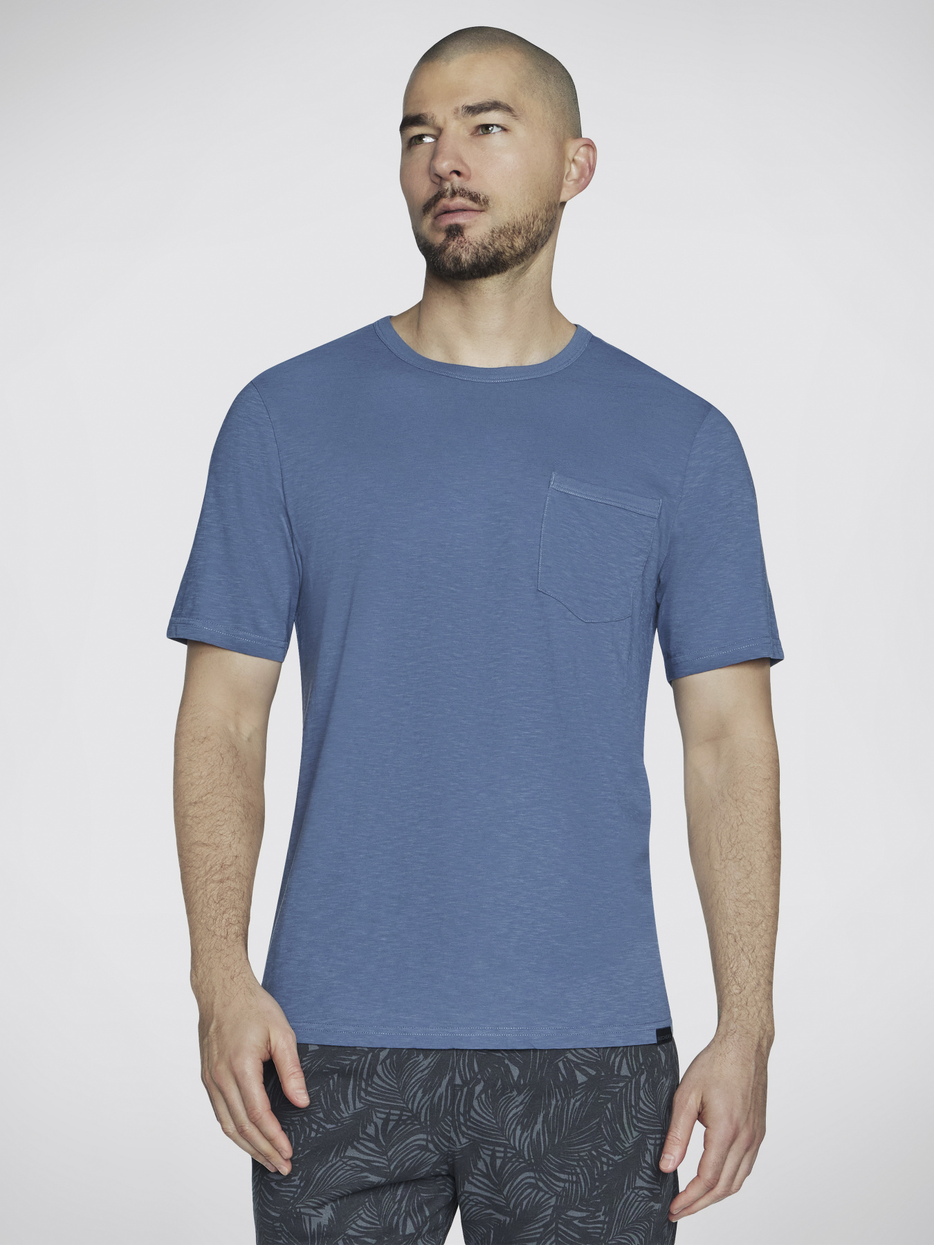 Футболка Skechers Skech-Breeze Slub Pocket Tee модель TS26 BLGY Фото