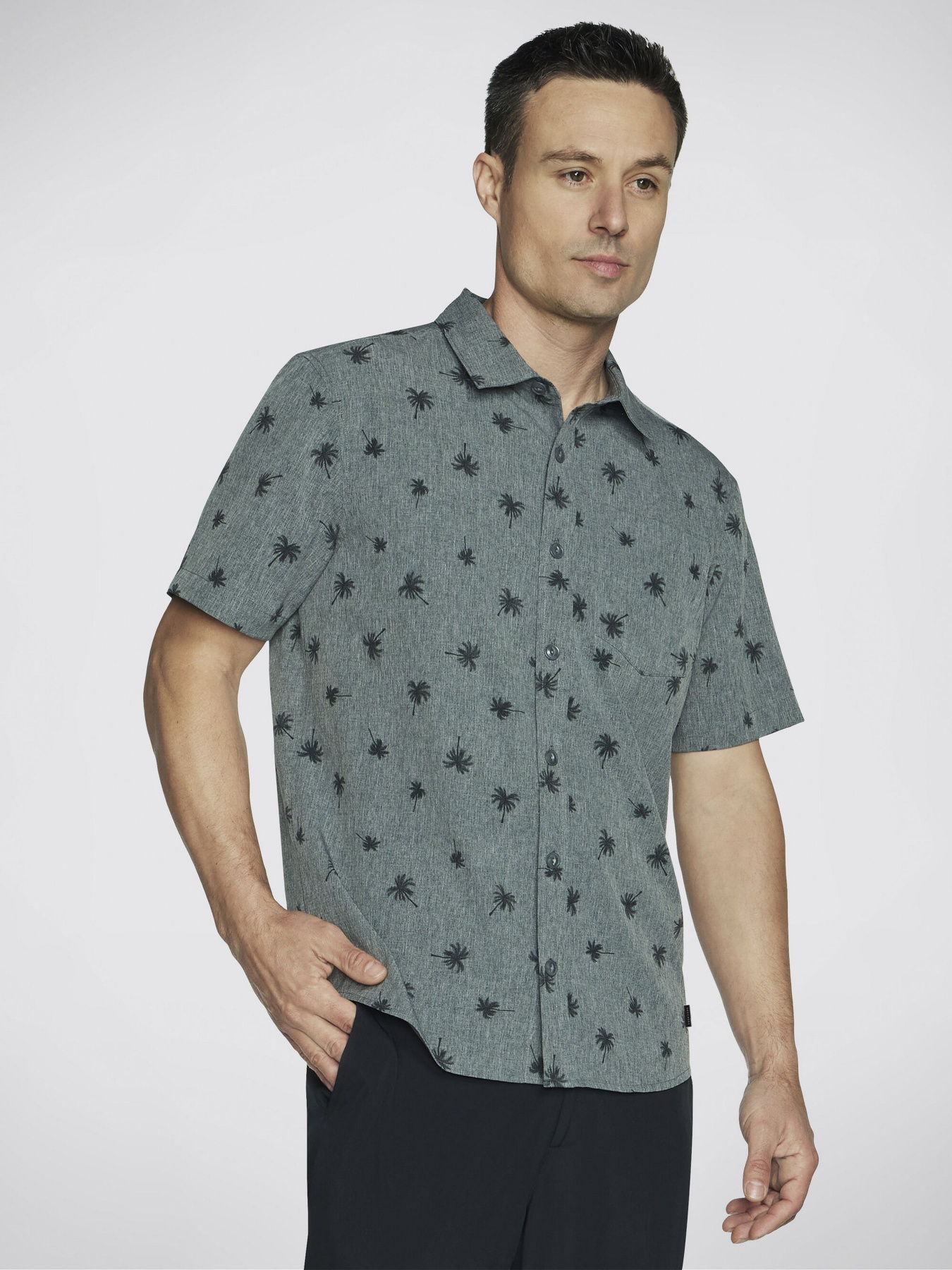 Рубашка Skechers The Go Walk Air Printed Short Sleeve модель TP14 TPNT Фото