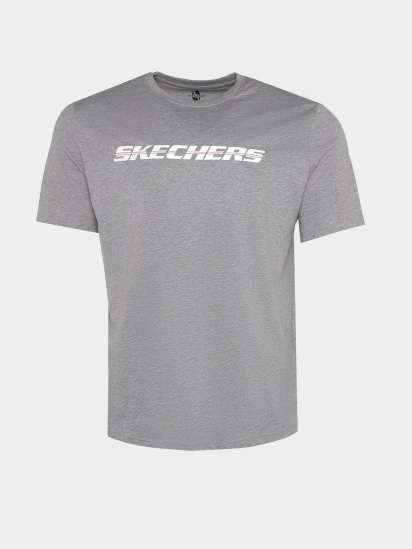 Футболка Skechers Strikethrough Tee модель TS72 LTGY — фото 4 - INTERTOP