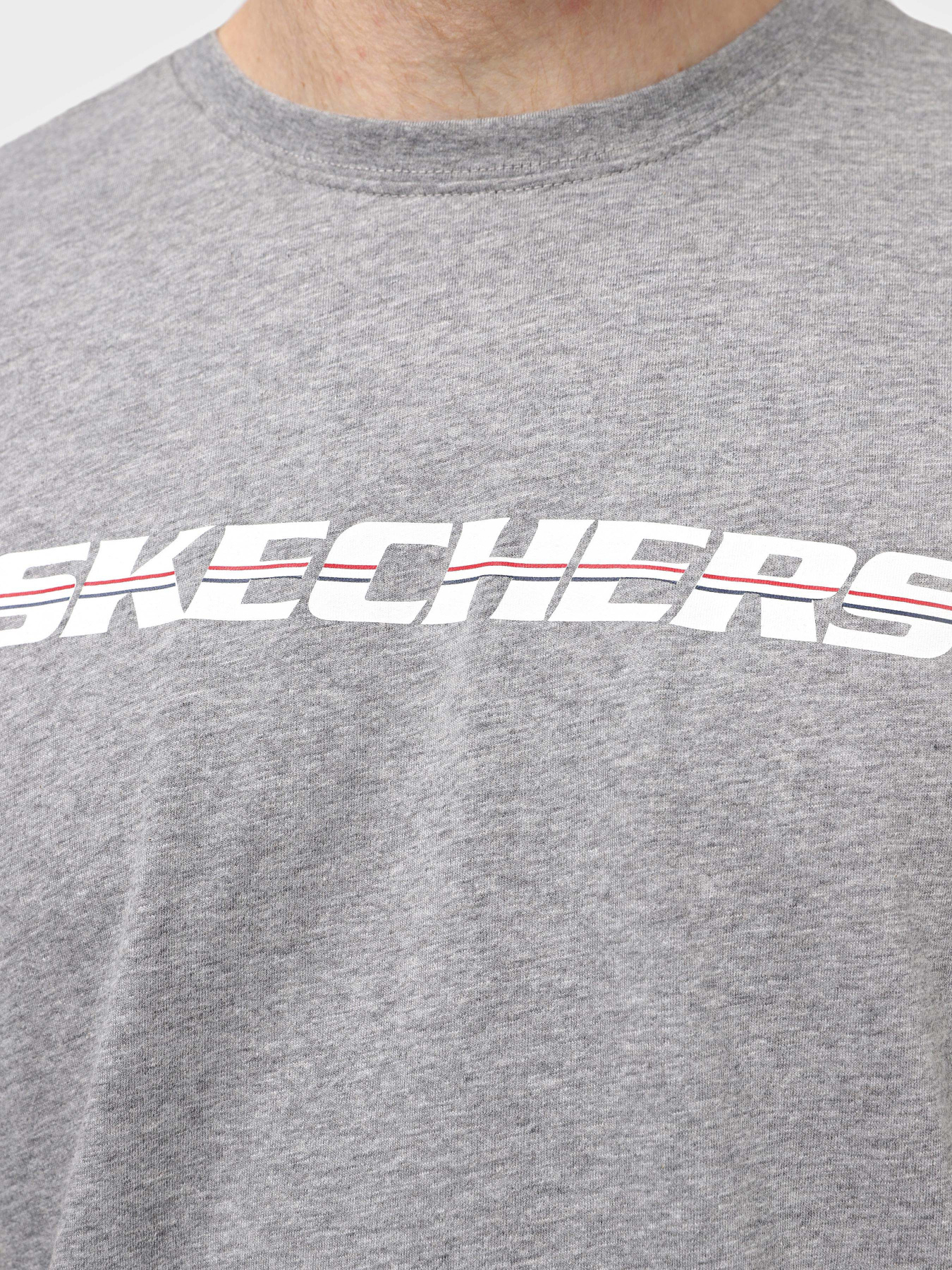 Футболка Skechers Strikethrough Tee модель TS72 LTGY Фото