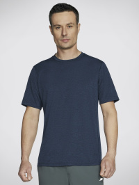 Синій - Футболка Skechers GO DRI Charge Tee