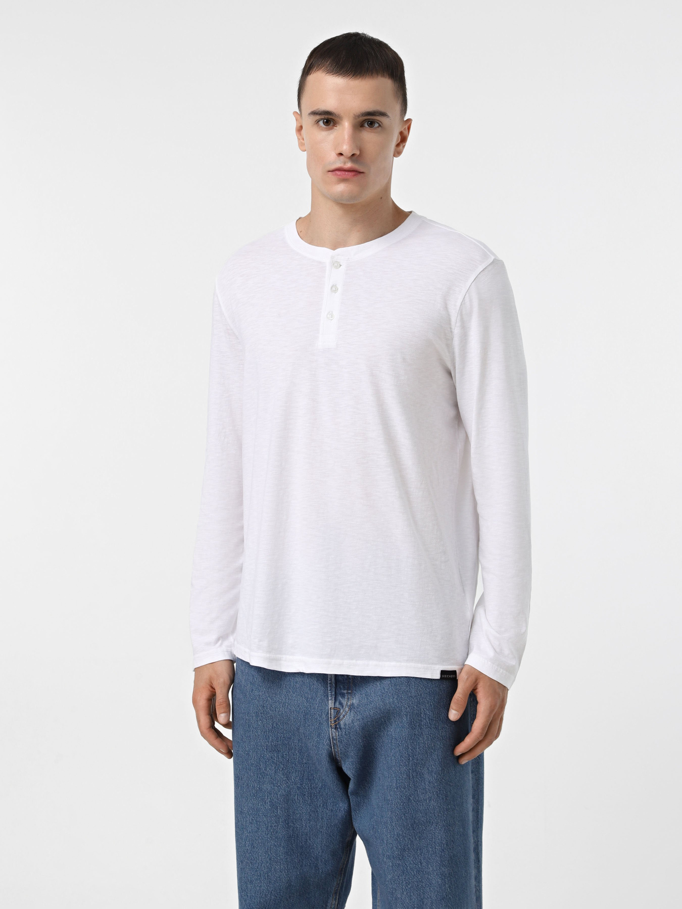 Лонгслив Skechers Skech-Breeze Slub модель LT48 WHT Фото