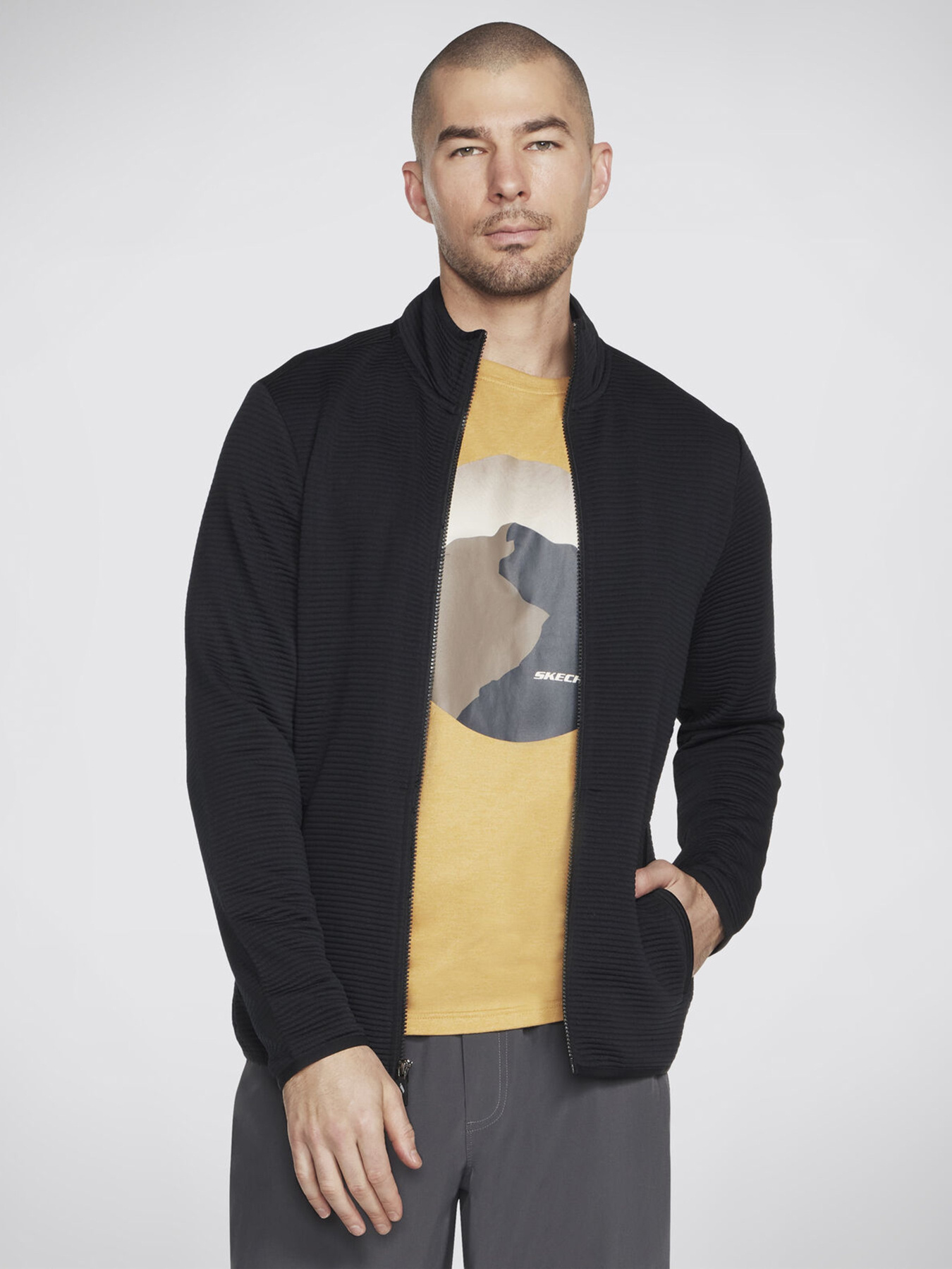 Кофта Skechers Ottoman модель JA25 BLK Фото