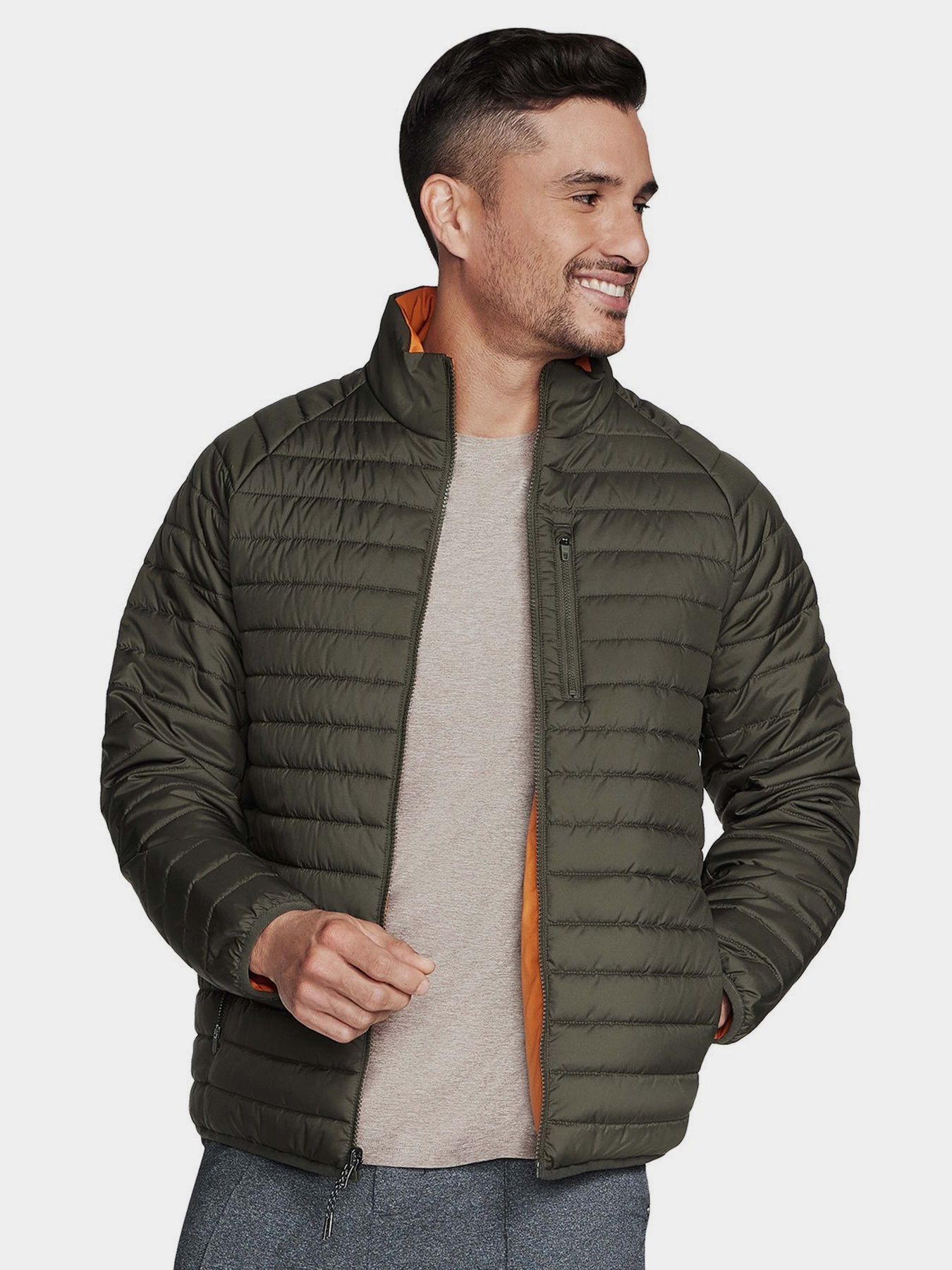 Демисезонная куртка Skechers GO Shield Altitude Reversible модель JA139 BROL Фото