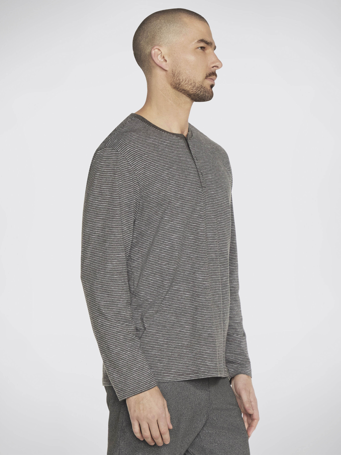 Лонгслив Skechers Skech Jersey Henley модель LT122 BKCC Фото