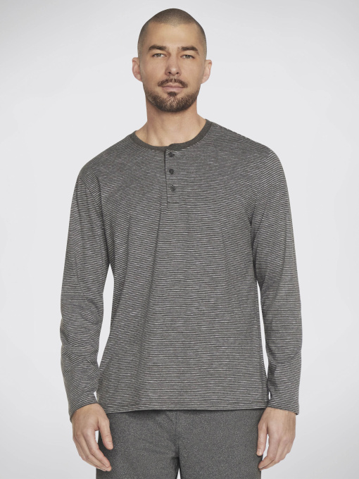 Худи и свитшоты Skechers Skech Jersey Henley модель LT122 BKCC Фото
