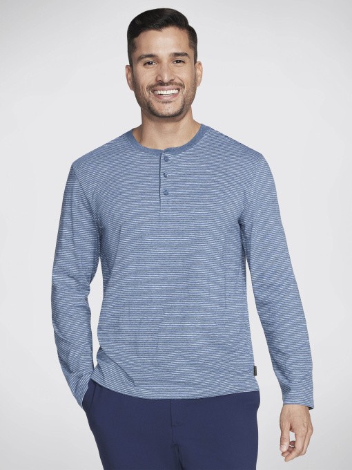 Худи и свитшоты Skechers Skech Jersey Henley модель LT122 DEN Фото