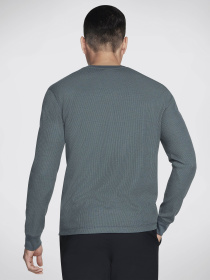 Лонгслив Skechers Go Knit Waffle Henley модель LT18 GNBK Фото
