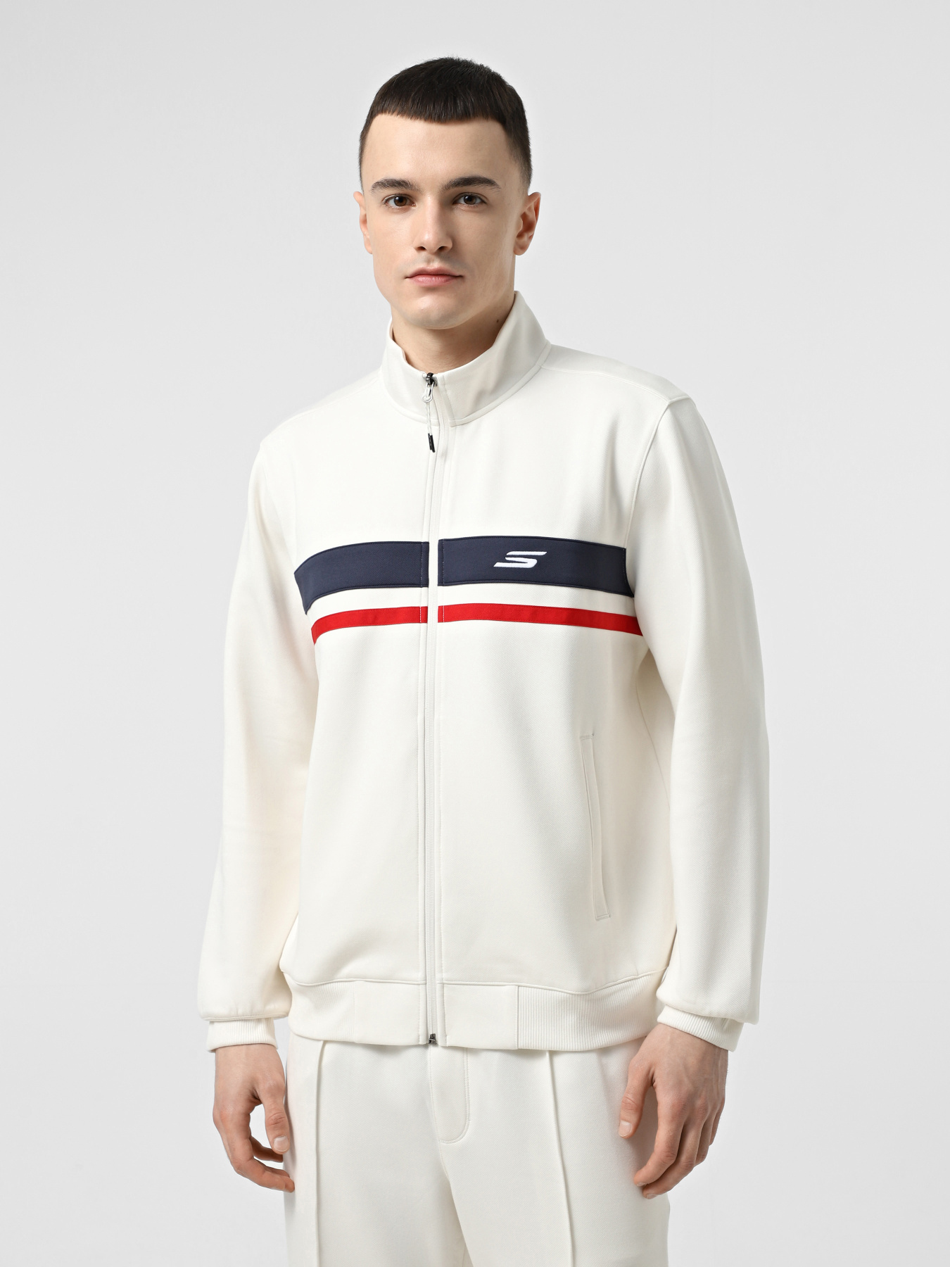 Спортивна кофта Skechers Performance Track модель JA177 NTGY Фото