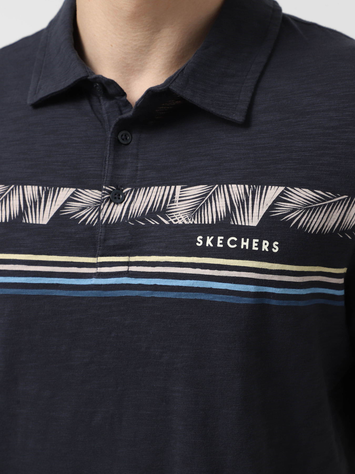 Поло Skechers Tropical Breeze Stripe модель TP105 CCNV Фото