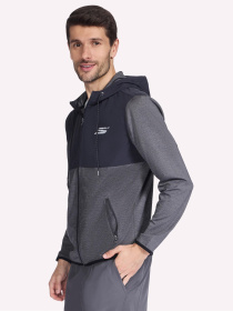 Кофта спортивна Skechers модель JA319HK BKCC Фото