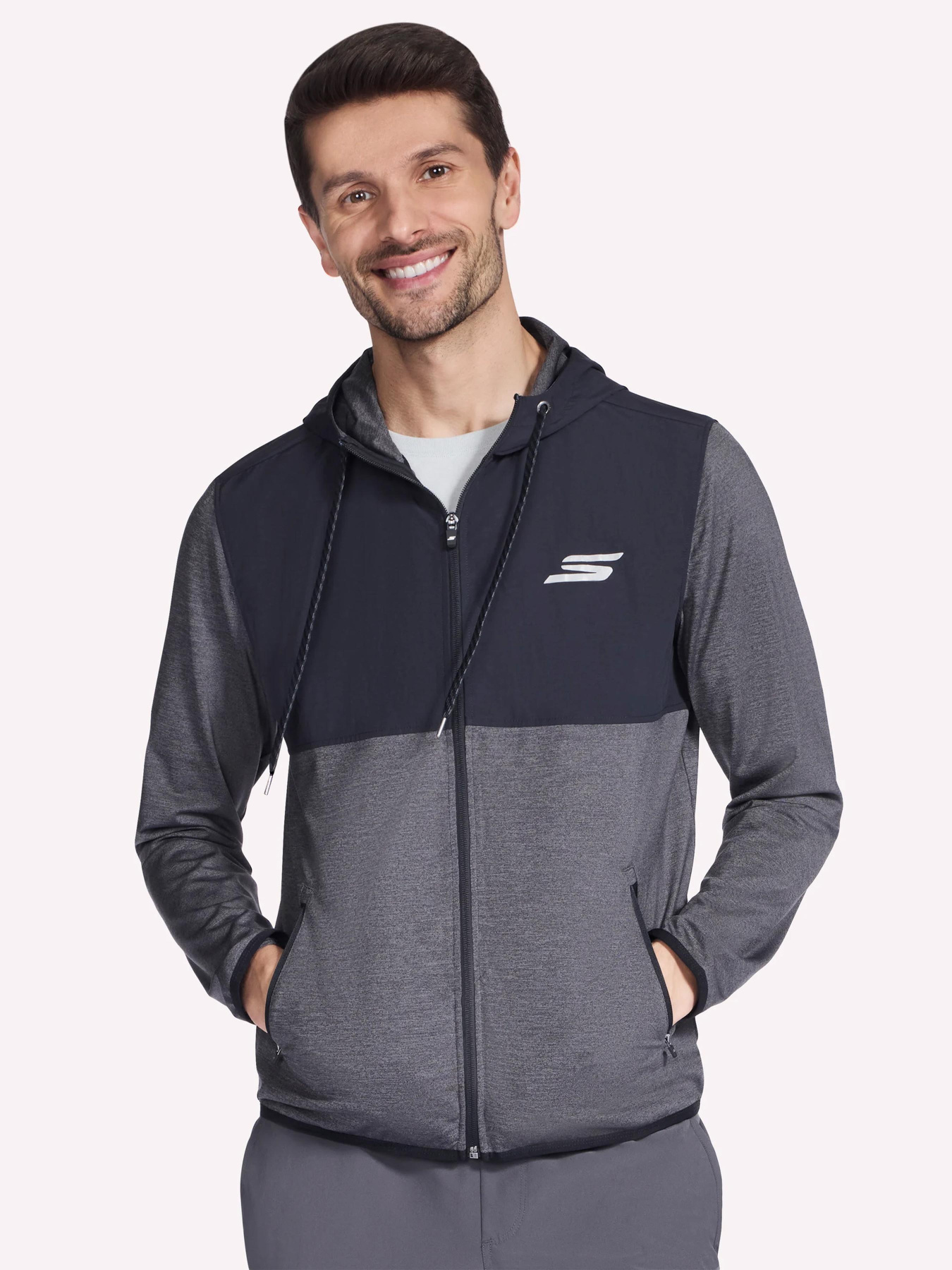 Спортивная кофта Skechers модель JA319HK BKCC Спортивная кофта Skechers модель JA319HK BKCC Фото