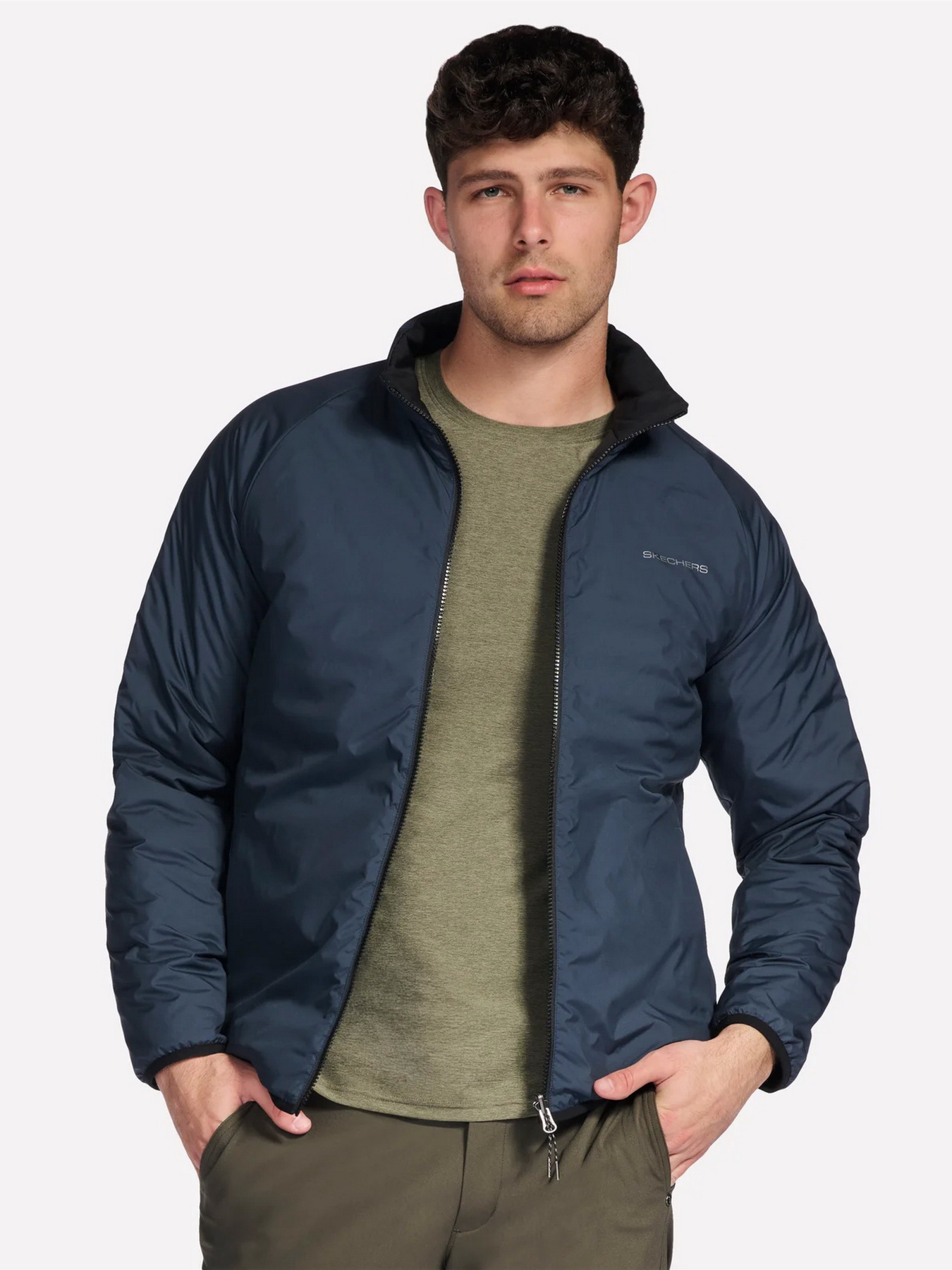Демисезонная куртка Skechers модель JA139 BBLM Фото