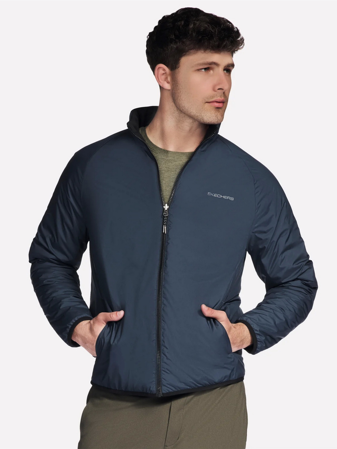 Демисезонная куртка Skechers модель JA139 BBLM Фото