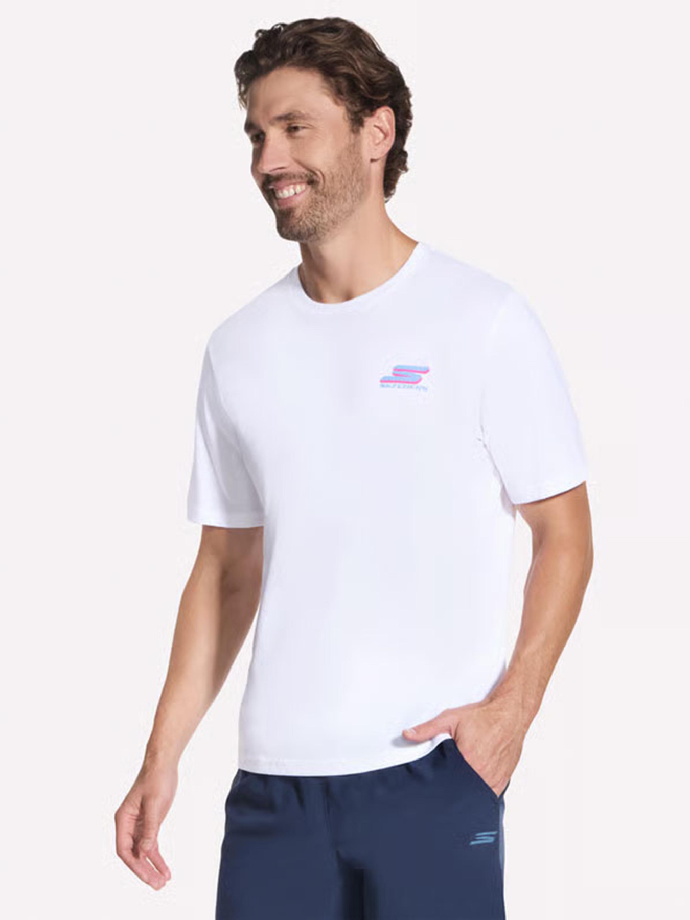 Спортивна футболка Skechers SKECHERS BREAK TEE модель TS327 WHT Фото
