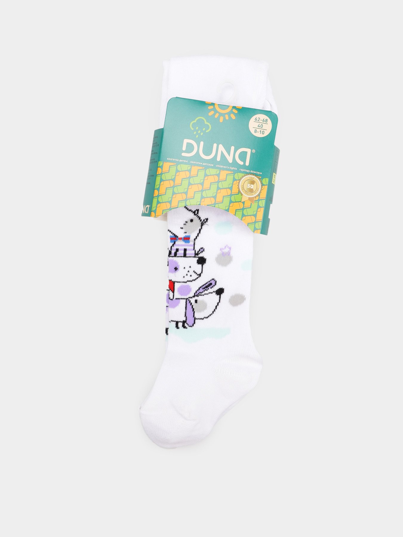 Колготи Дюна модель 439 білий Колготи Дюна модель 439 білий Фото