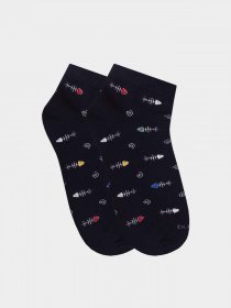 Шкарпетки Дюна модель 2139 темно-синій Фото