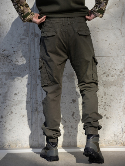 Карго ISSA Plus модель GN-478_khaki — фото 3 - INTERTOP