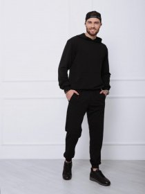 Спортивный костюм ISSA Plus модель GN-411_черный Фото