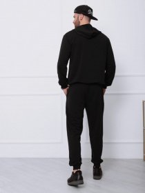 Спортивний костюм ISSA Plus модель GN-411_черный Фото