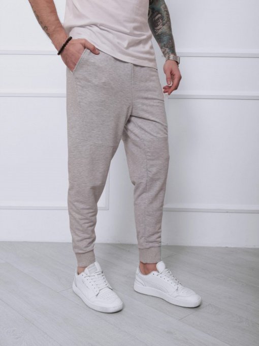 Штани спортивні ISSA Plus модель SA-132_светло-серый Фото