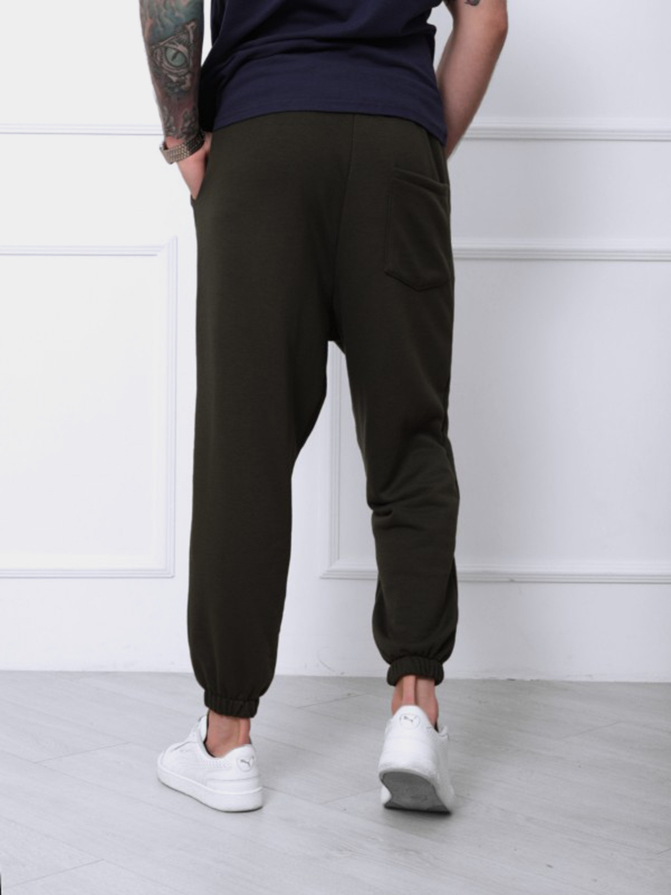 Штаны спортивные ISSA Plus модель SA-133_хаки Фото