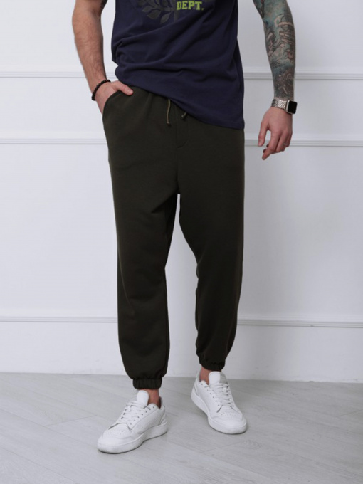 Штани спортивні ISSA Plus модель SA-133_хаки Фото