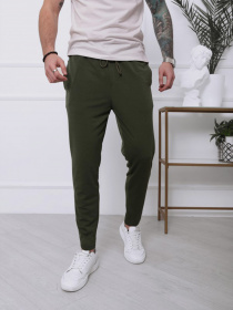 Штаны спортивные ISSA Plus модель SA-141_хаки Фото