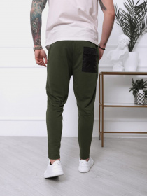 Спортивні штани ISSA Plus модель SA-141_хаки Фото