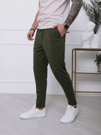 Спортивні штани ISSA Plus модель SA-141_хаки Фото