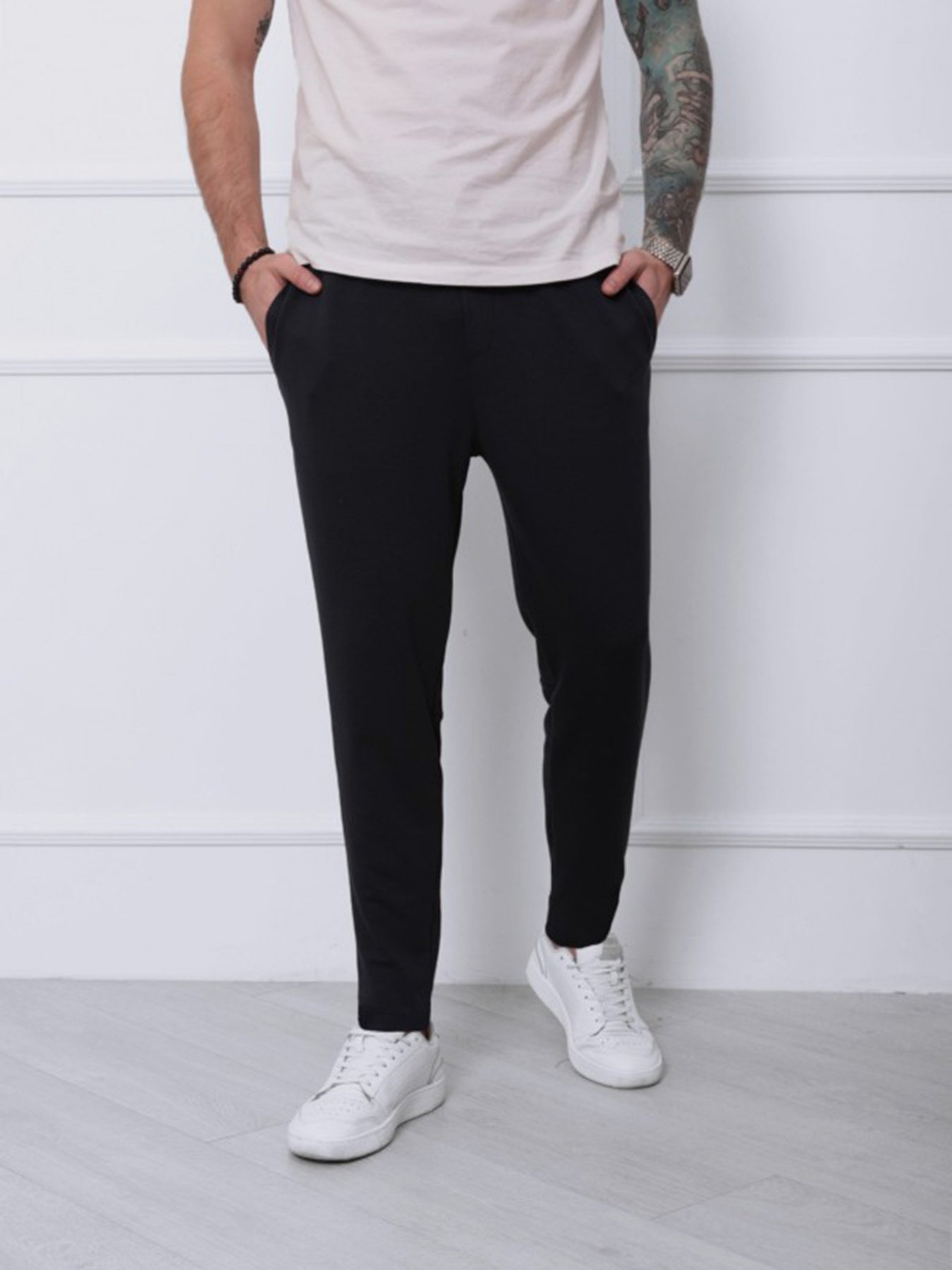 Штаны спортивные ISSA Plus модель SA-141_синий Штаны спортивные ISSA Plus модель SA-141_синий Фото