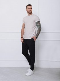 Штаны спортивные ISSA Plus модель SA-141_синий Штаны спортивные ISSA Plus модель SA-141_синий Фото