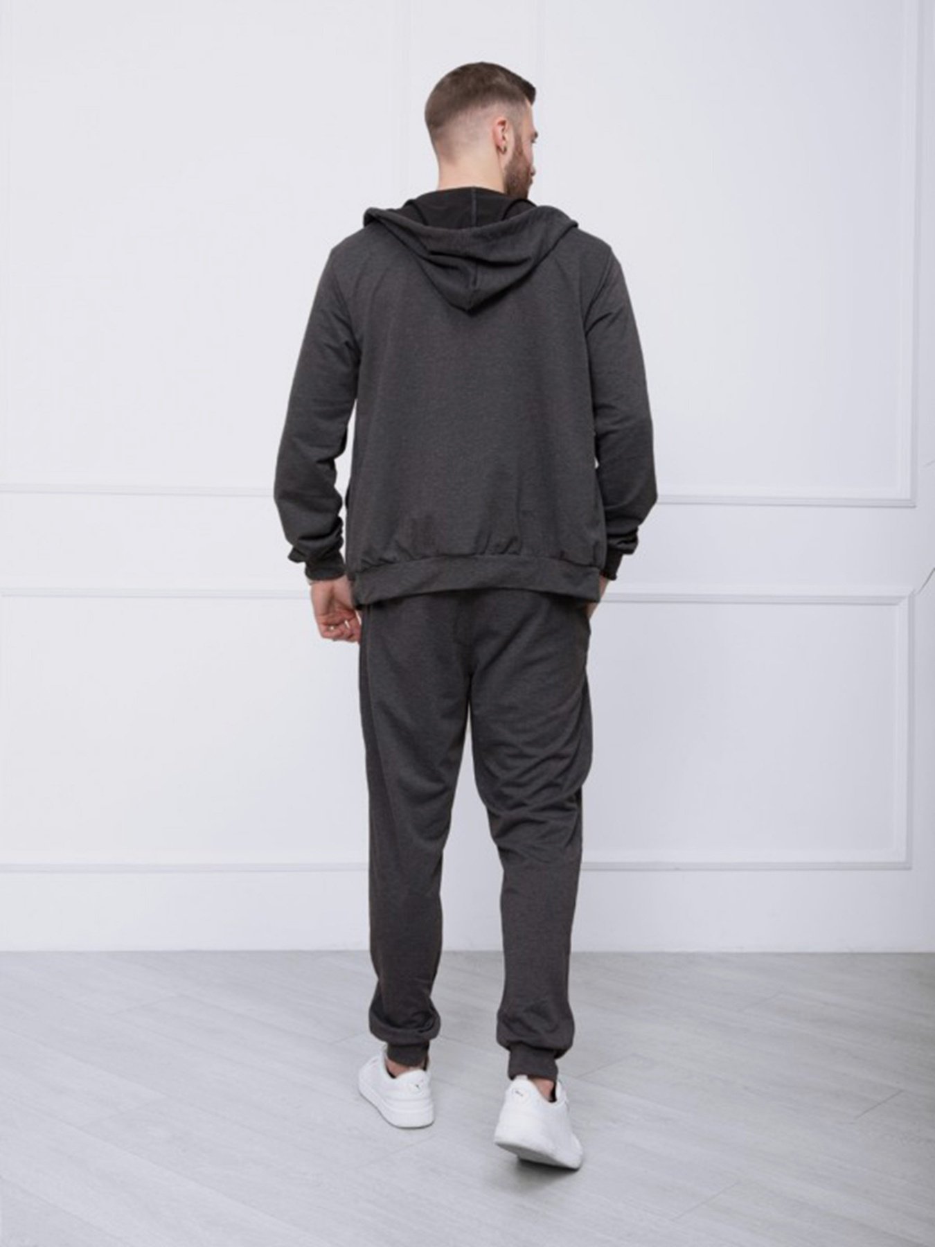 Спортивний костюм ISSA Plus модель GN-414_темно-серый Фото