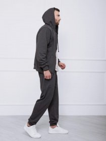 Спортивний костюм ISSA Plus модель GN-414_темно-серый Фото