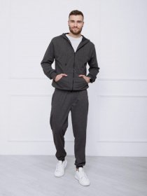 Спортивний костюм ISSA Plus модель GN-414_темно-серый Фото