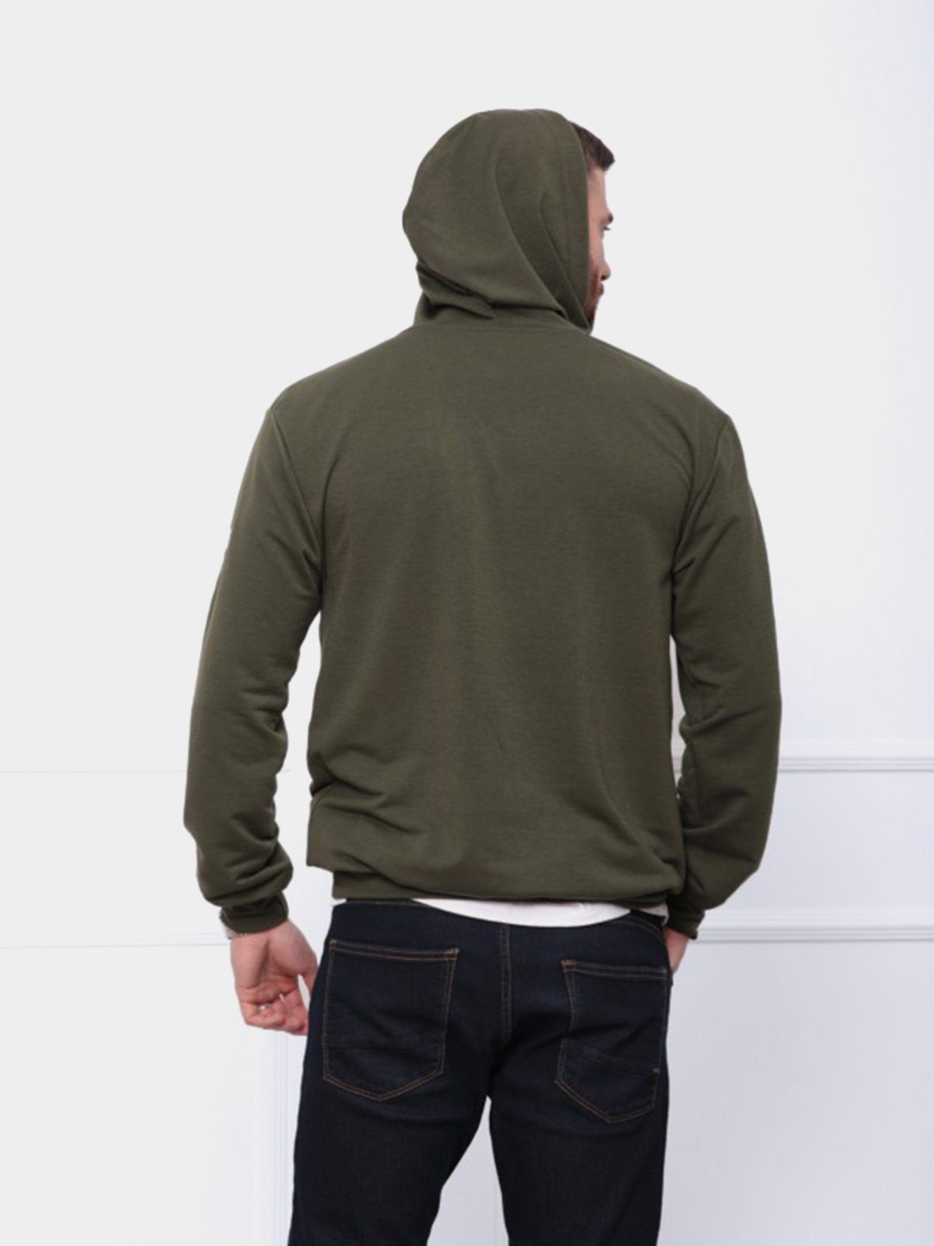 Худи ISSA Plus модель GN-416_хаки Фото