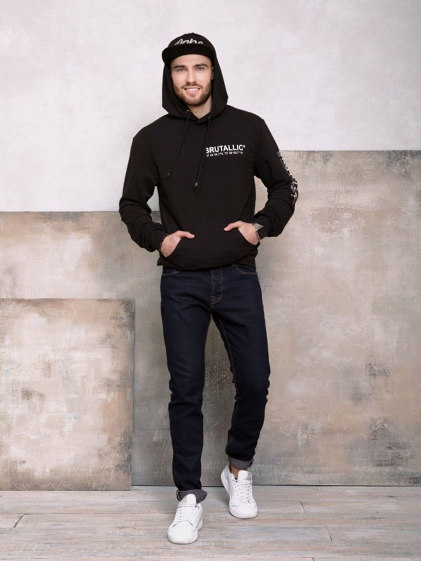 Худи ISSA Plus модель GN-416_черный Фото