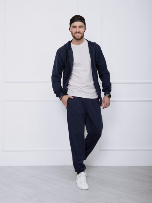 Спортивный костюм ISSA Plus модель GN-414_темно-синий Фото