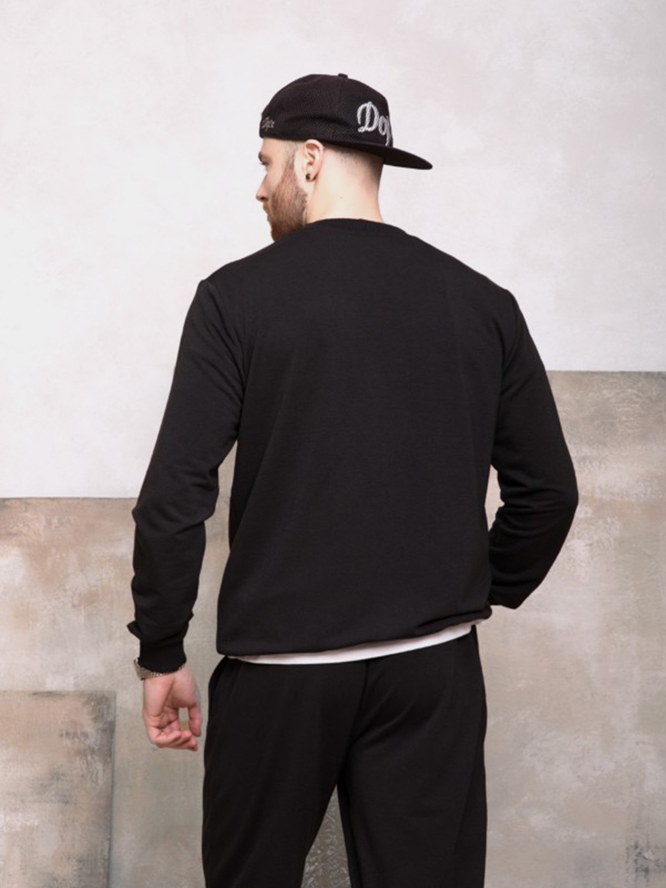 Свитшот ISSA Plus модель GN-419_черный Фото