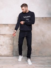 Світшот ISSA Plus модель GN-420_темно-синий Фото