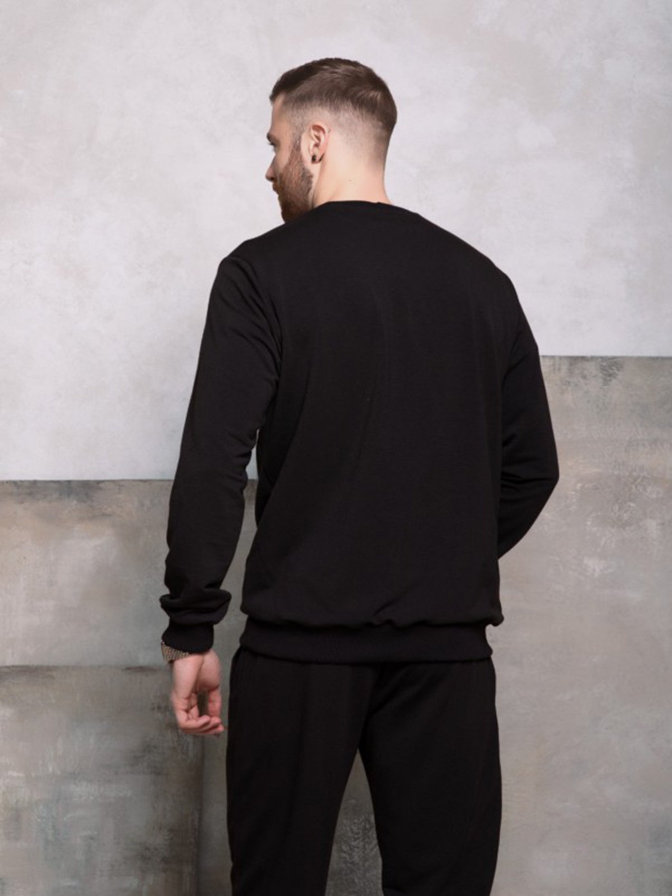 Світшот ISSA Plus модель GN-420_черный Фото