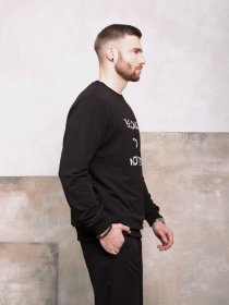 Світшот ISSA Plus модель GN-420_черный Фото