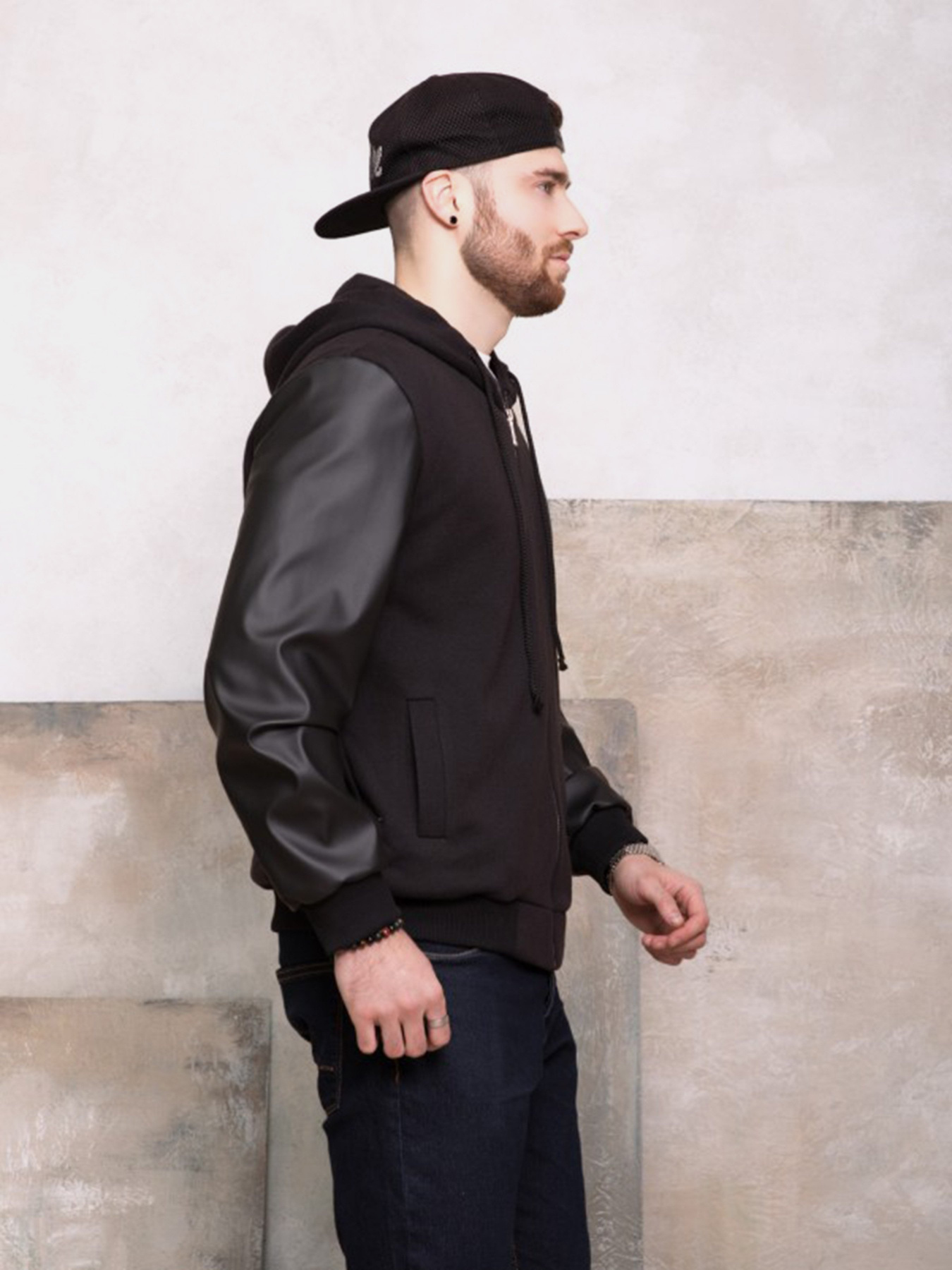 Кофта ISSA Plus модель SA-139_черный Фото