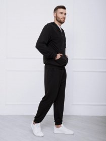 Спортивный костюм ISSA Plus модель GN-414_черный Фото