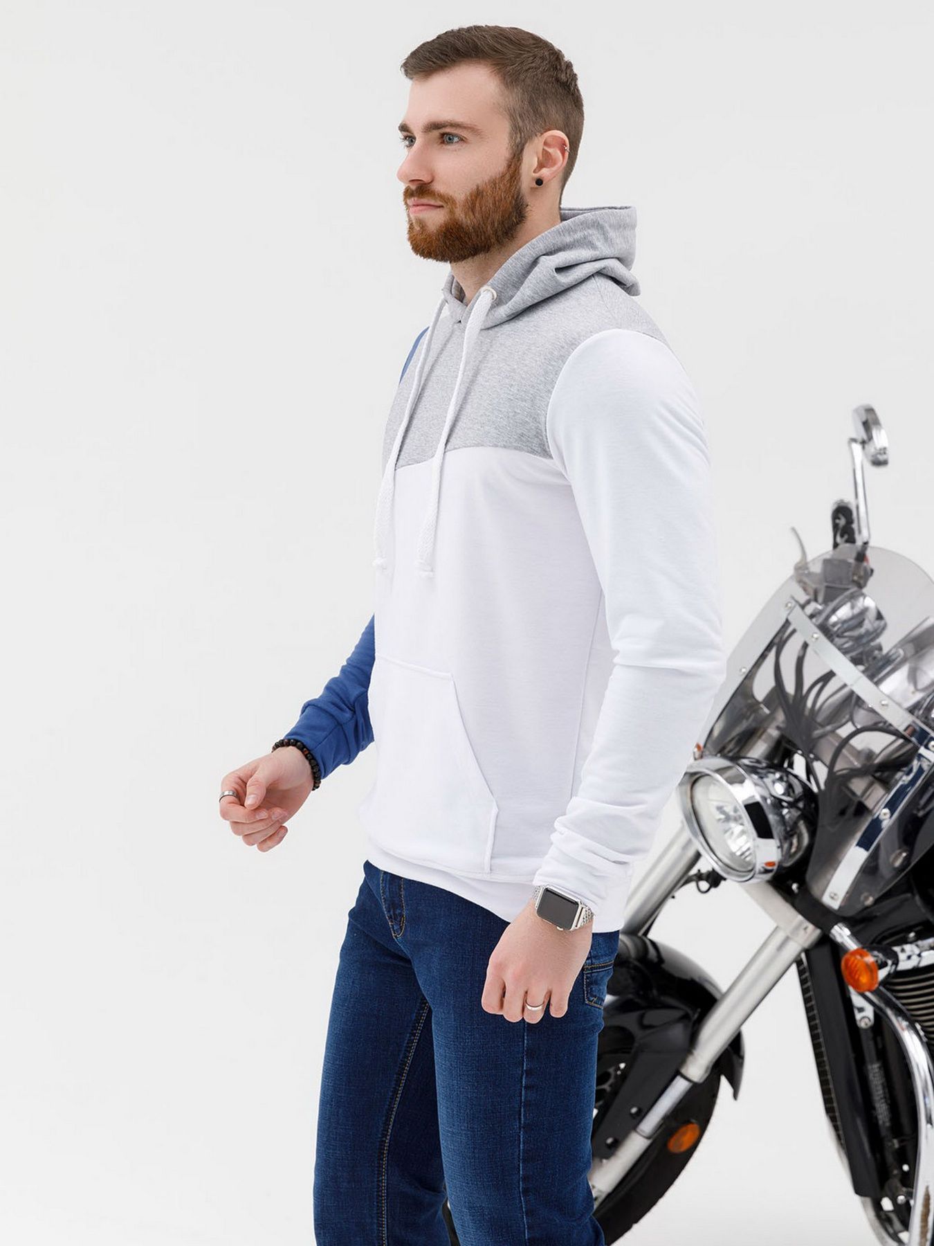 Худи ISSA Plus модель SG-11_белый Фото