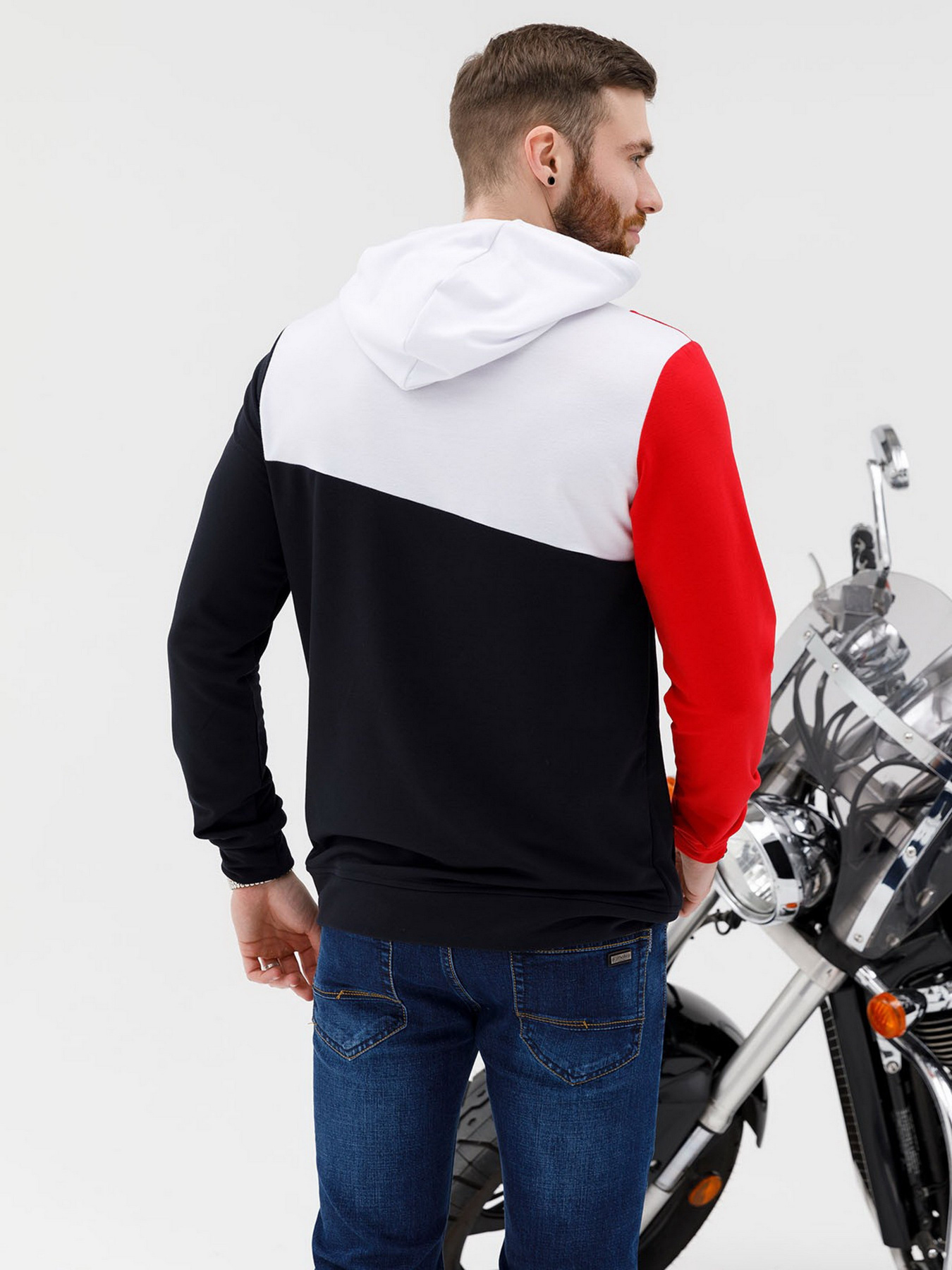 Худі ISSA Plus модель SG-11_темно-синий Фото